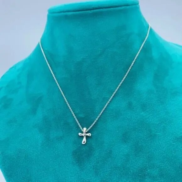 Tiffany & Co. Jewelry - Tiffany & Co  Cross Pendant Necklace